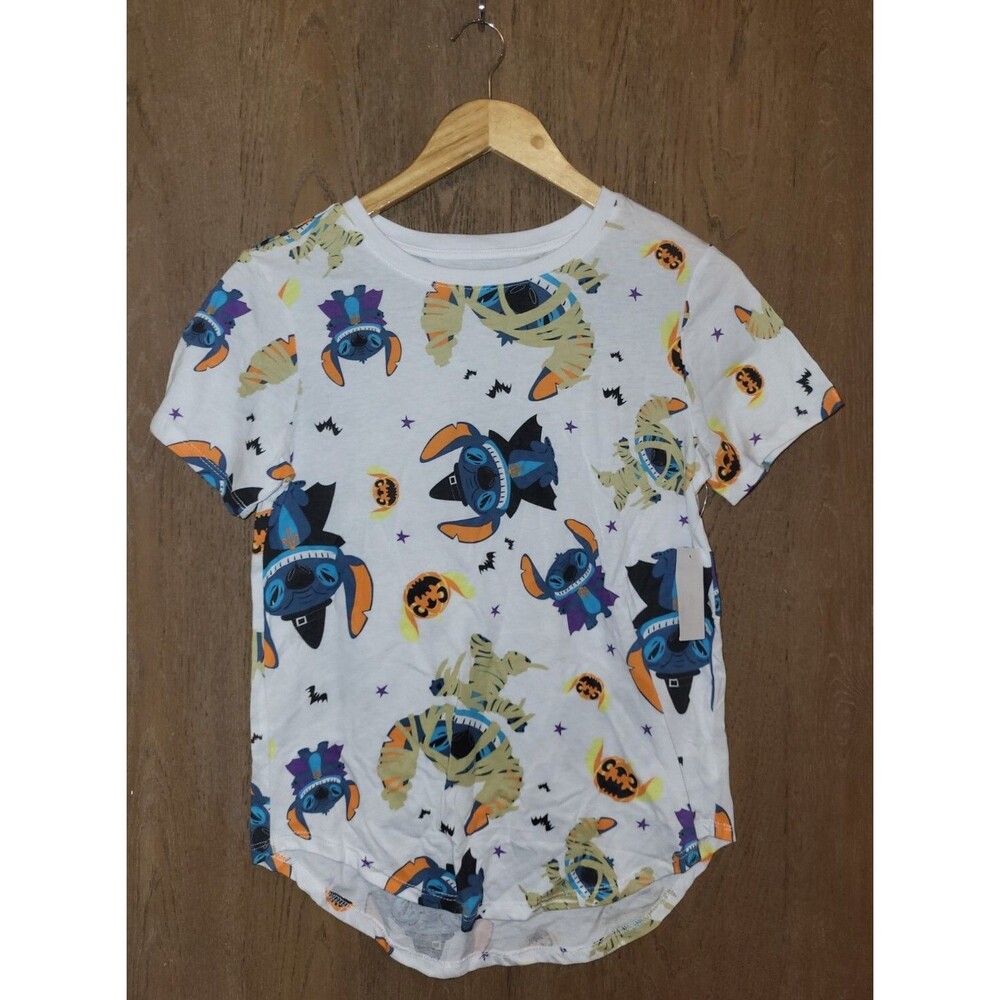 Disney Stitch Juniors Halloween T Shirt Size XXL (19)